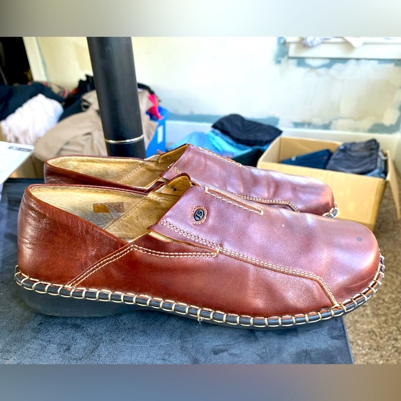 Josef Seibel Loafers Womens EU 41 / US 10 Brown Leather Slip On Shoes - Picture 1 of 9